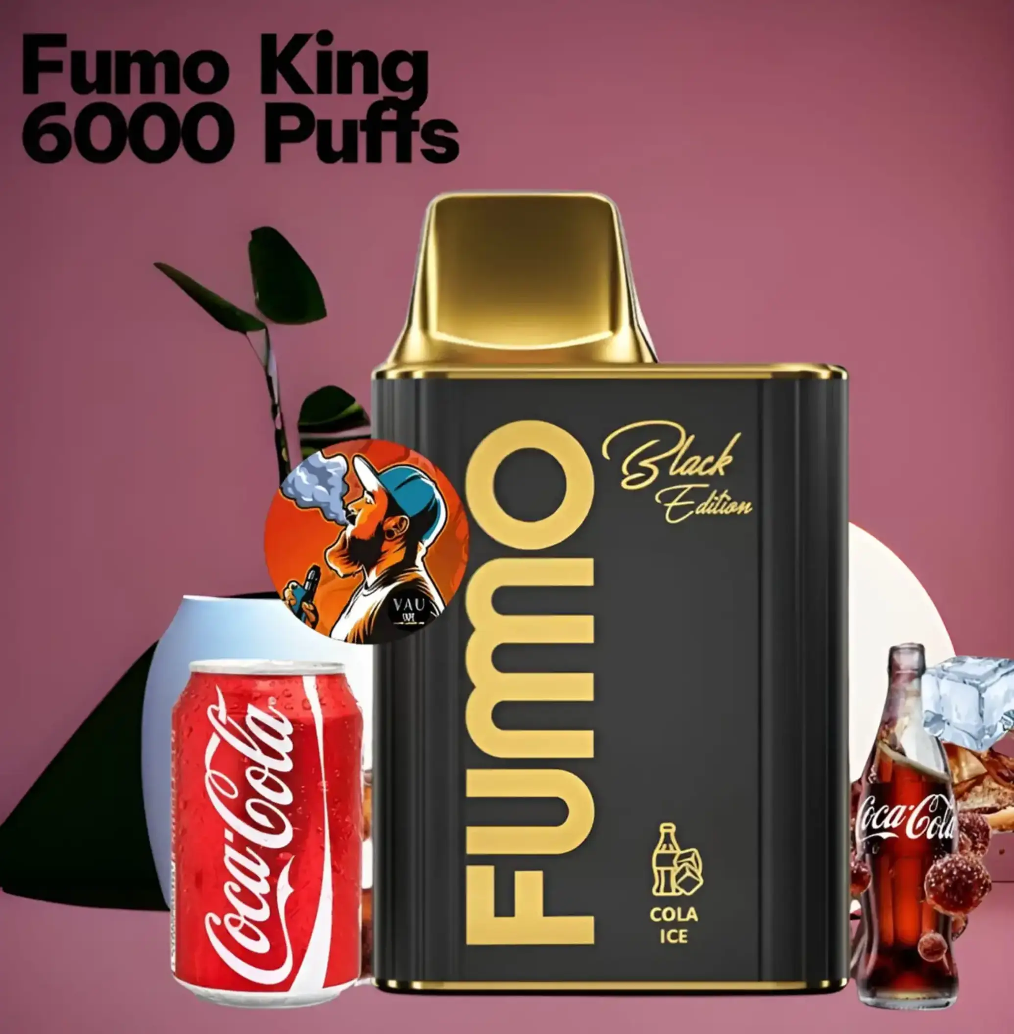 Fumo King Cola Ice 6000 Puffs Vape Kit - Fummo Dubai