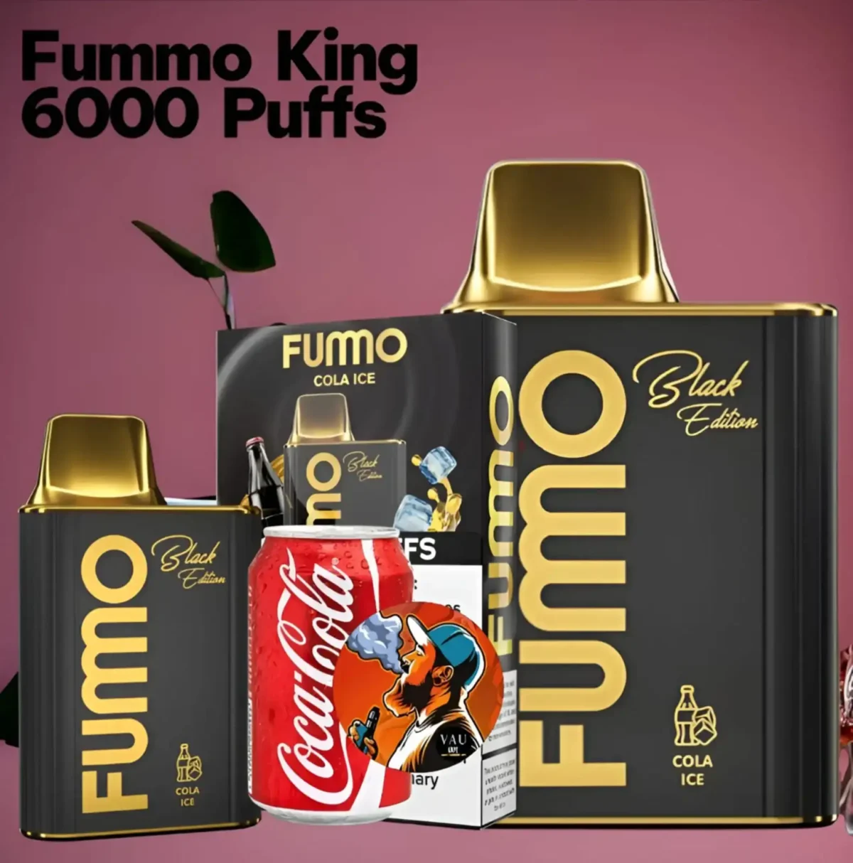 Fumo King Cola Ice 6000 Puffs Vape Kit - Fummo Dubai