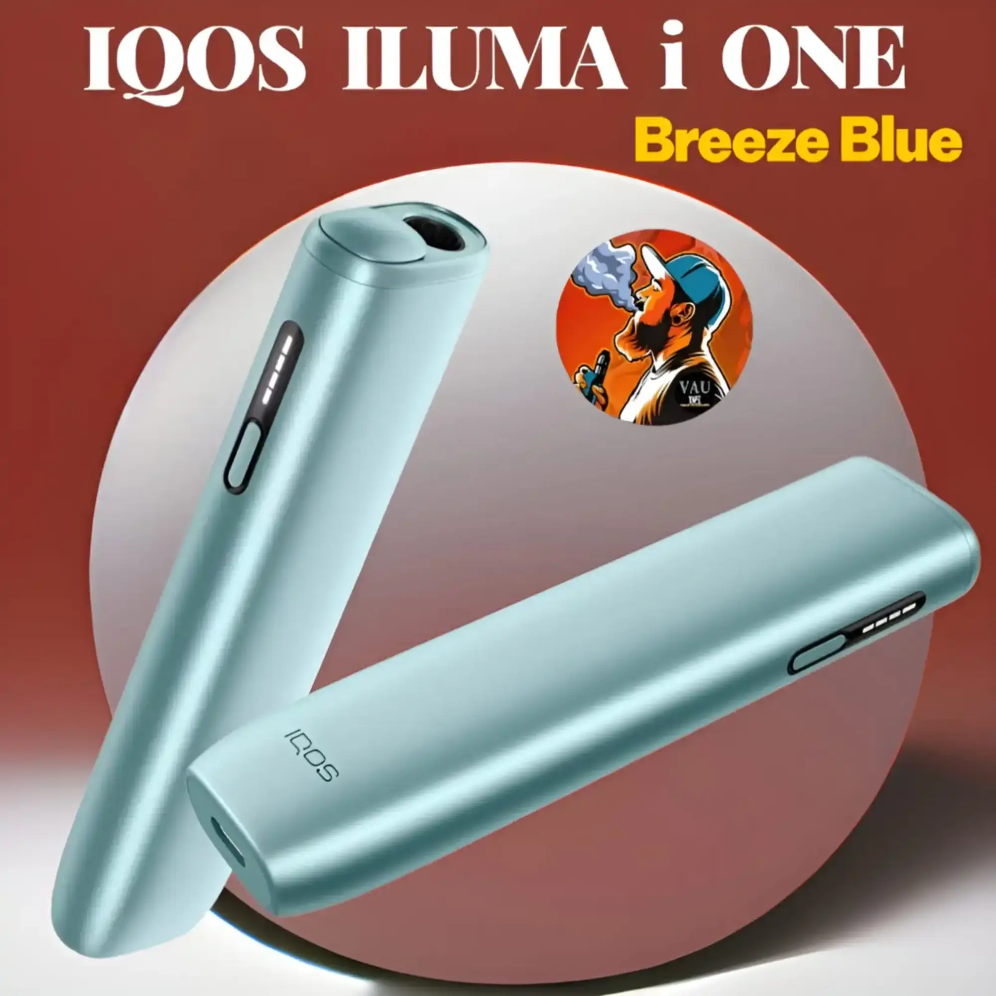 IQOS ILUMA i ONE Breeze Blue #1 Startling Kit - Dubai UAE