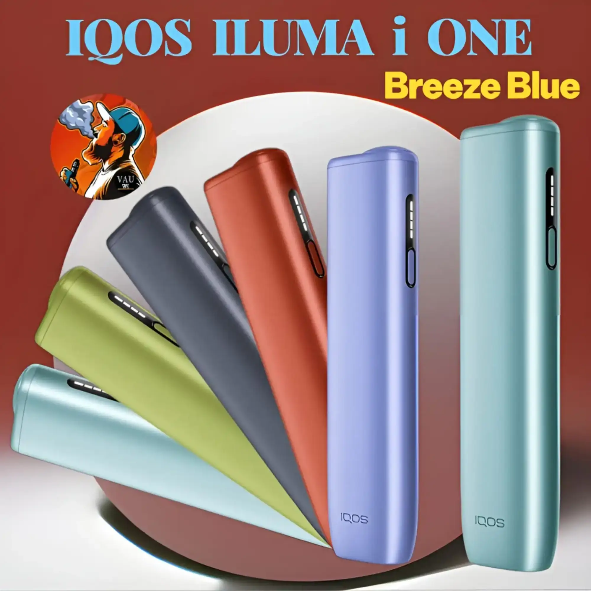 IQOS ILUMA i ONE Breeze Blue #1 Startling Kit - Dubai UAE