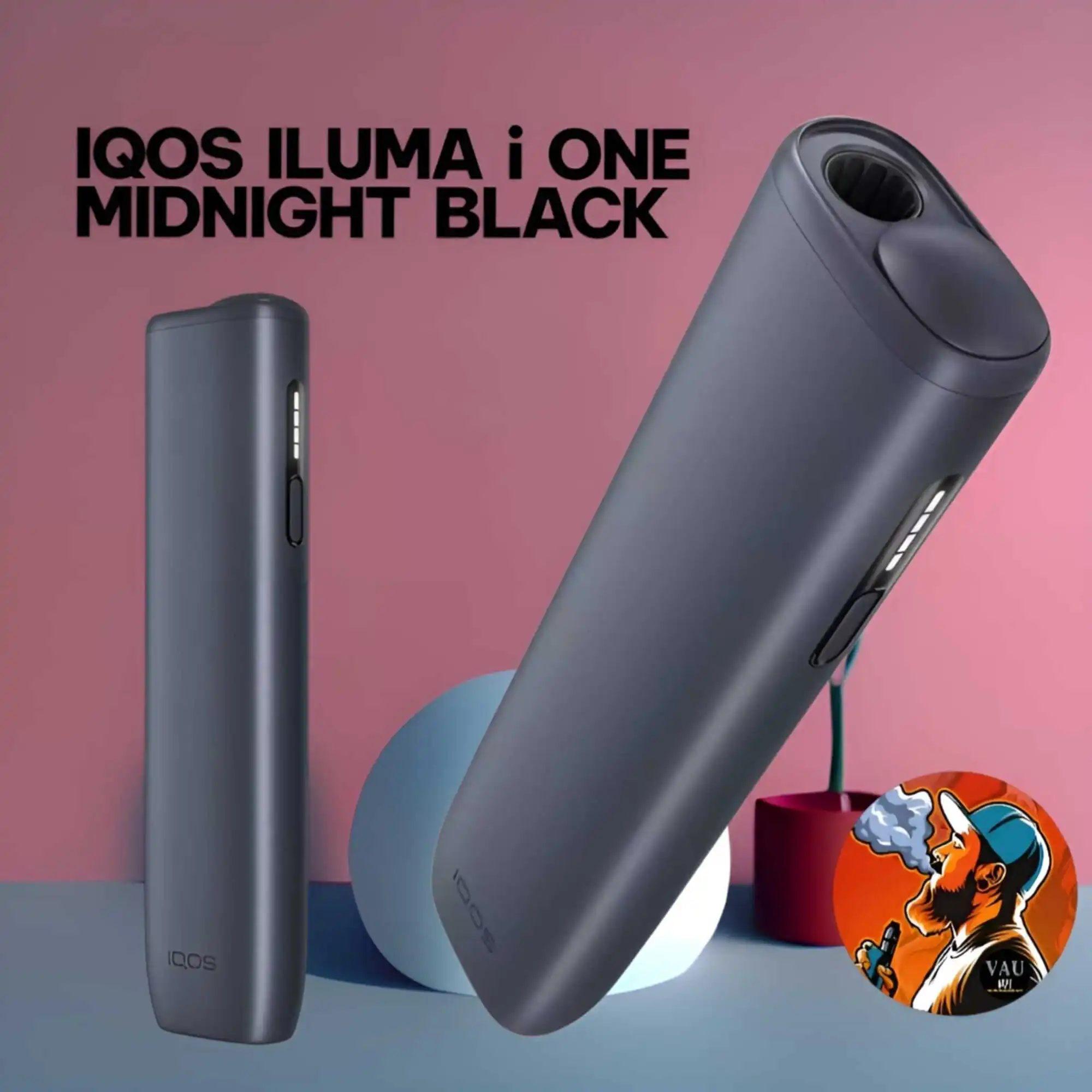 Best IQOS ILUMA i ONE Midnight Black Kit | Stuck-up Device