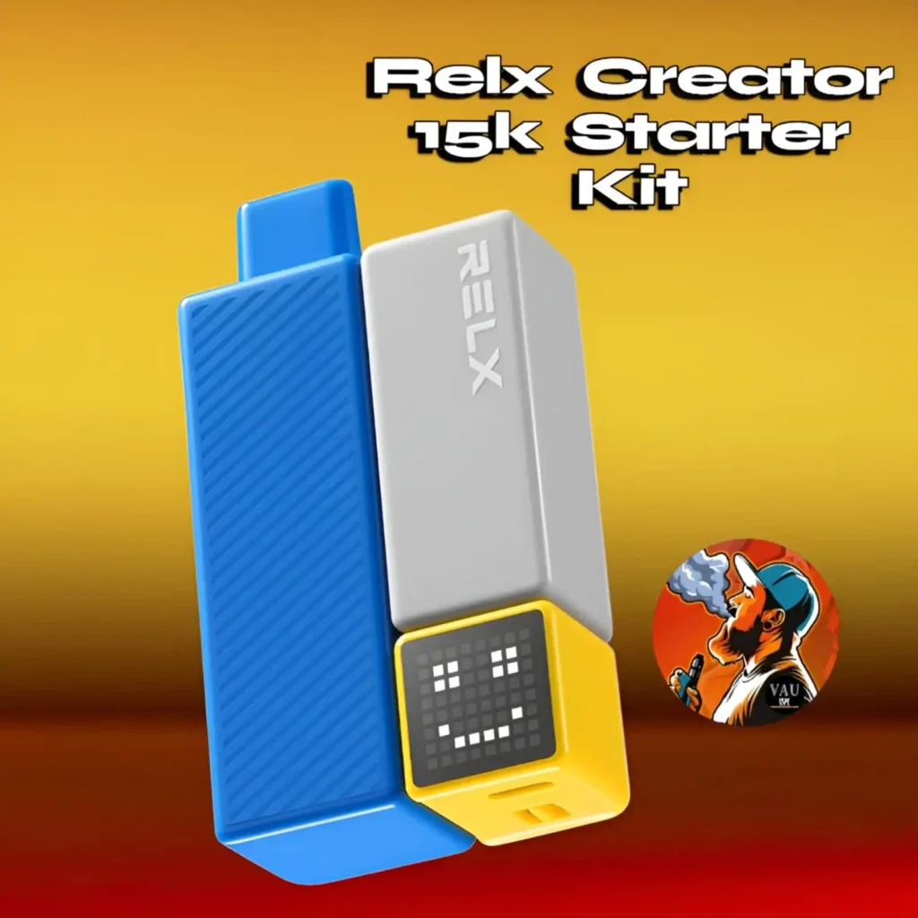 Relx Creator Starter Kit 15000 Puffs Best Selling Vape Device