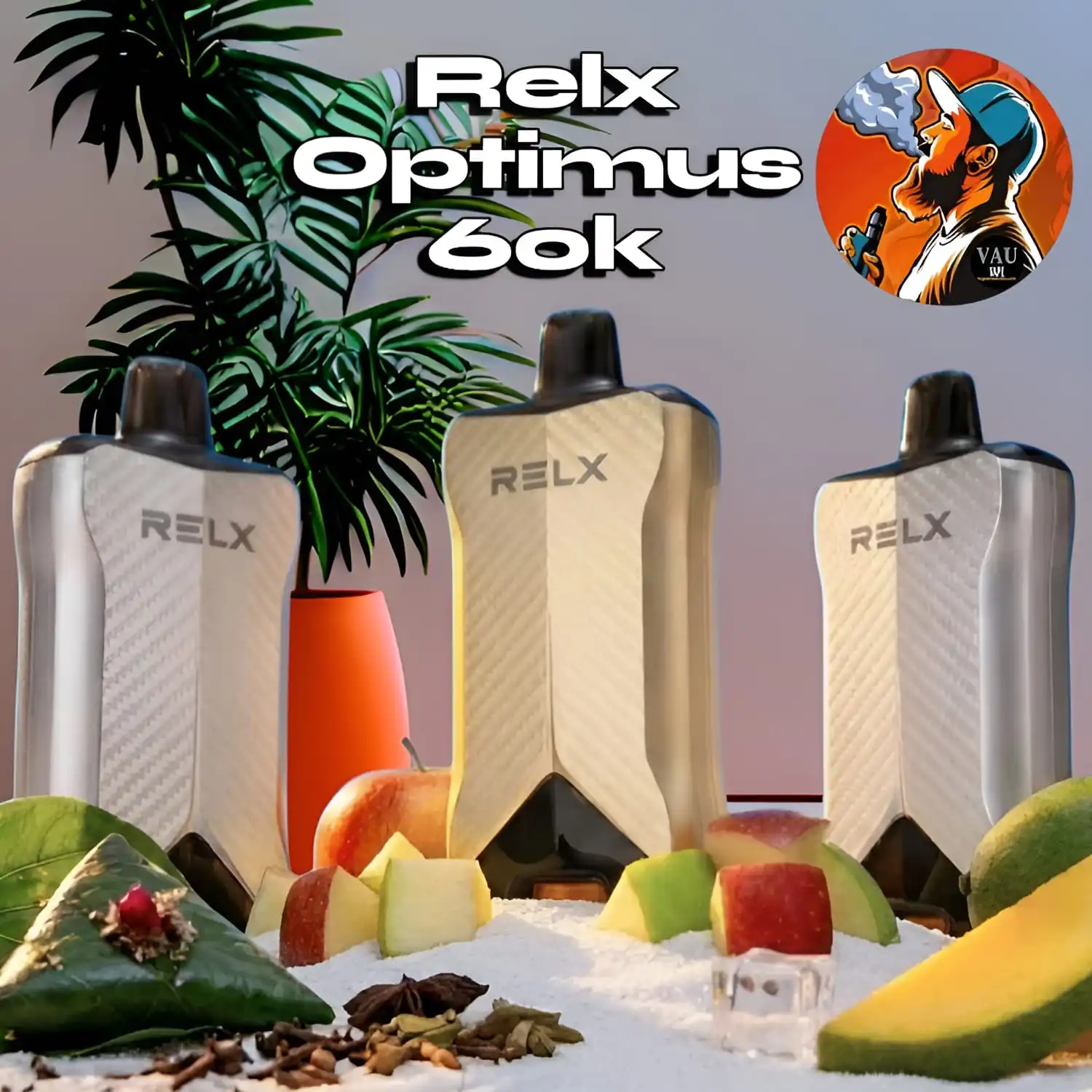 Relx Optimus 60000 Puffs Vape Kit Surprising 60k - Dubai UAE