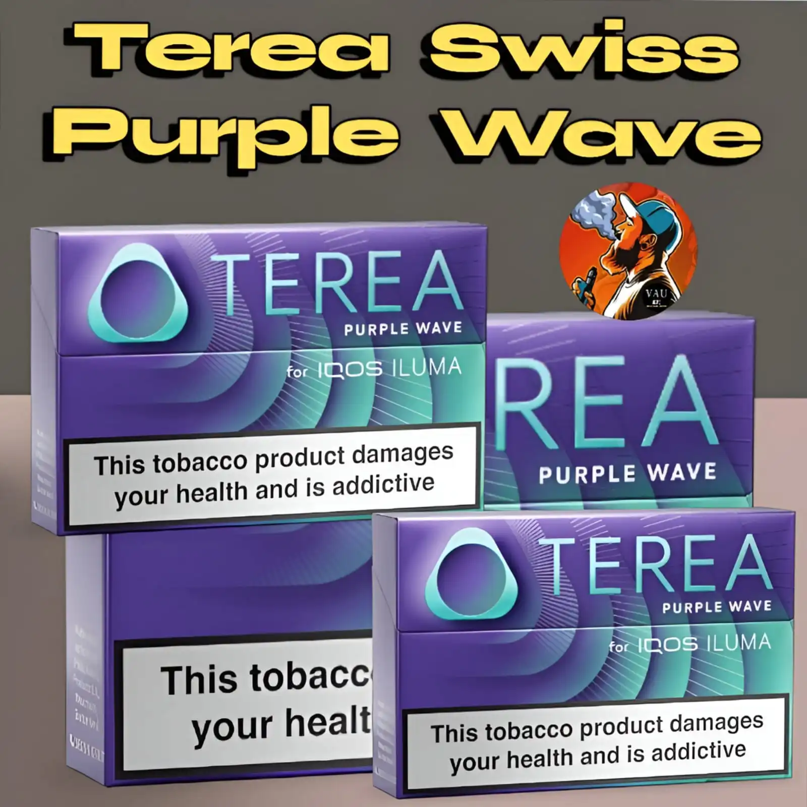 Terea Purple Wave Flavor Swiss Edition Tobacco Sticks - Dubai UAE