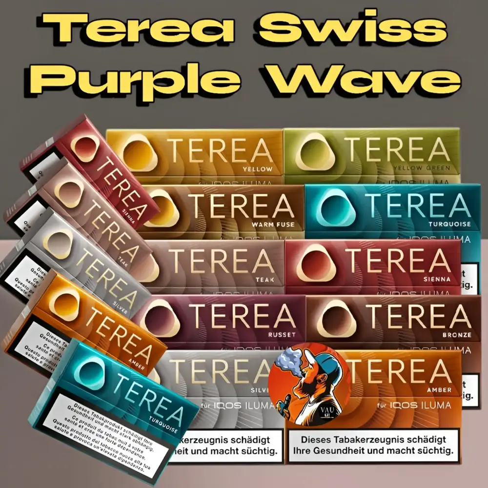Terea Purple Wave Flavor Swiss Edition Tobacco Sticks - Dubai UAE