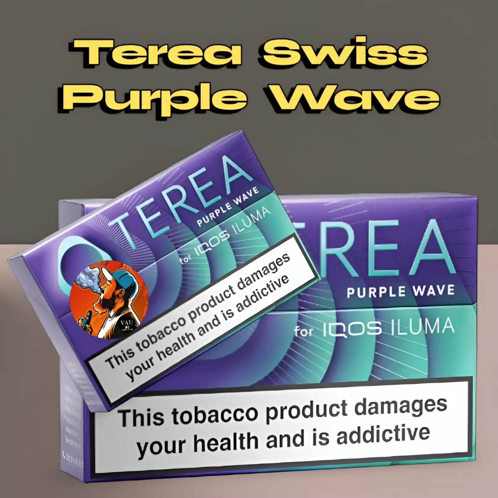 Terea Purple Wave Flavor Swiss Edition Tobacco Sticks - Dubai UAE