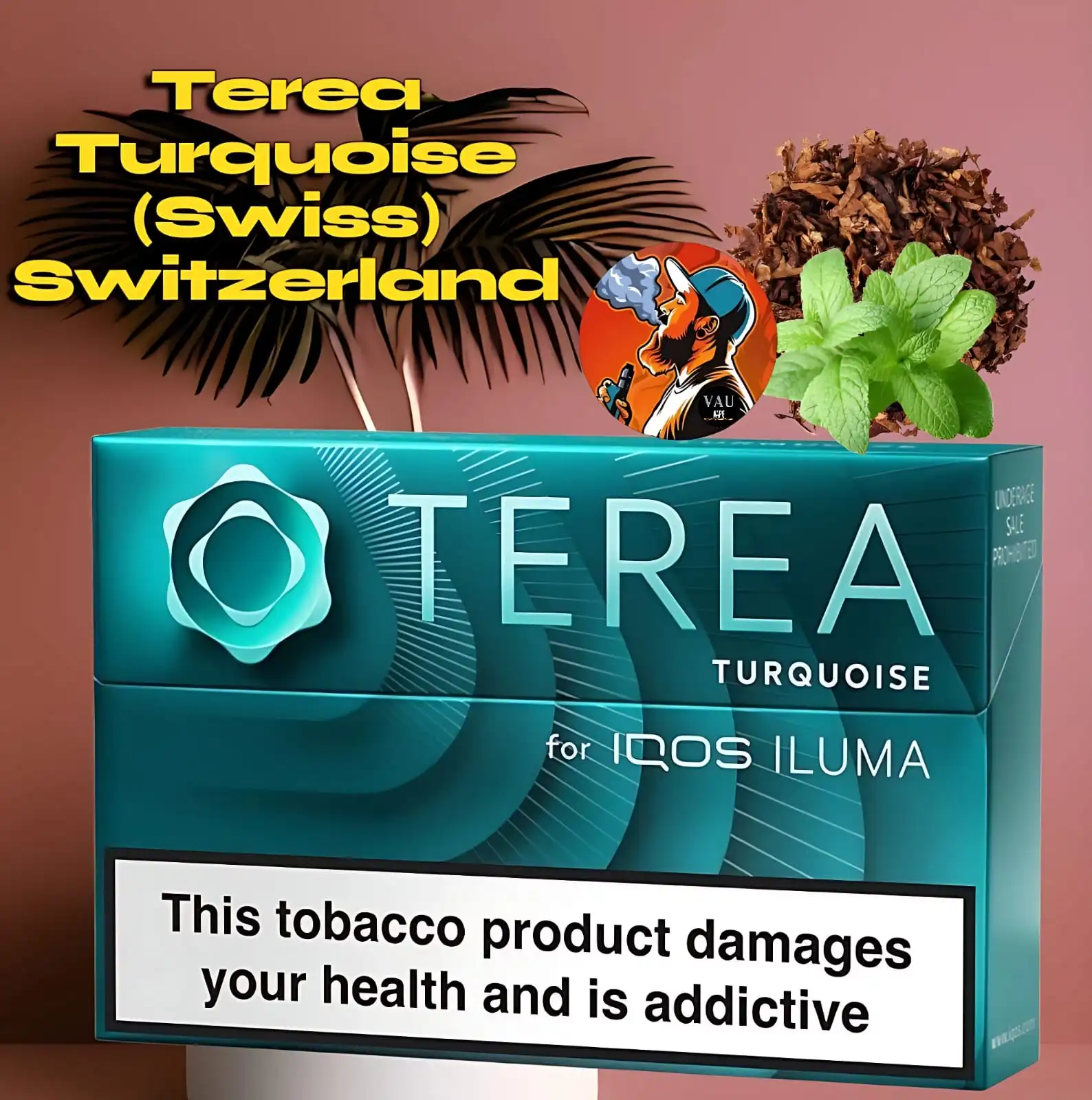 Terea Turquoise (Swiss) Switzerland Flavor For Iluma - Dubai