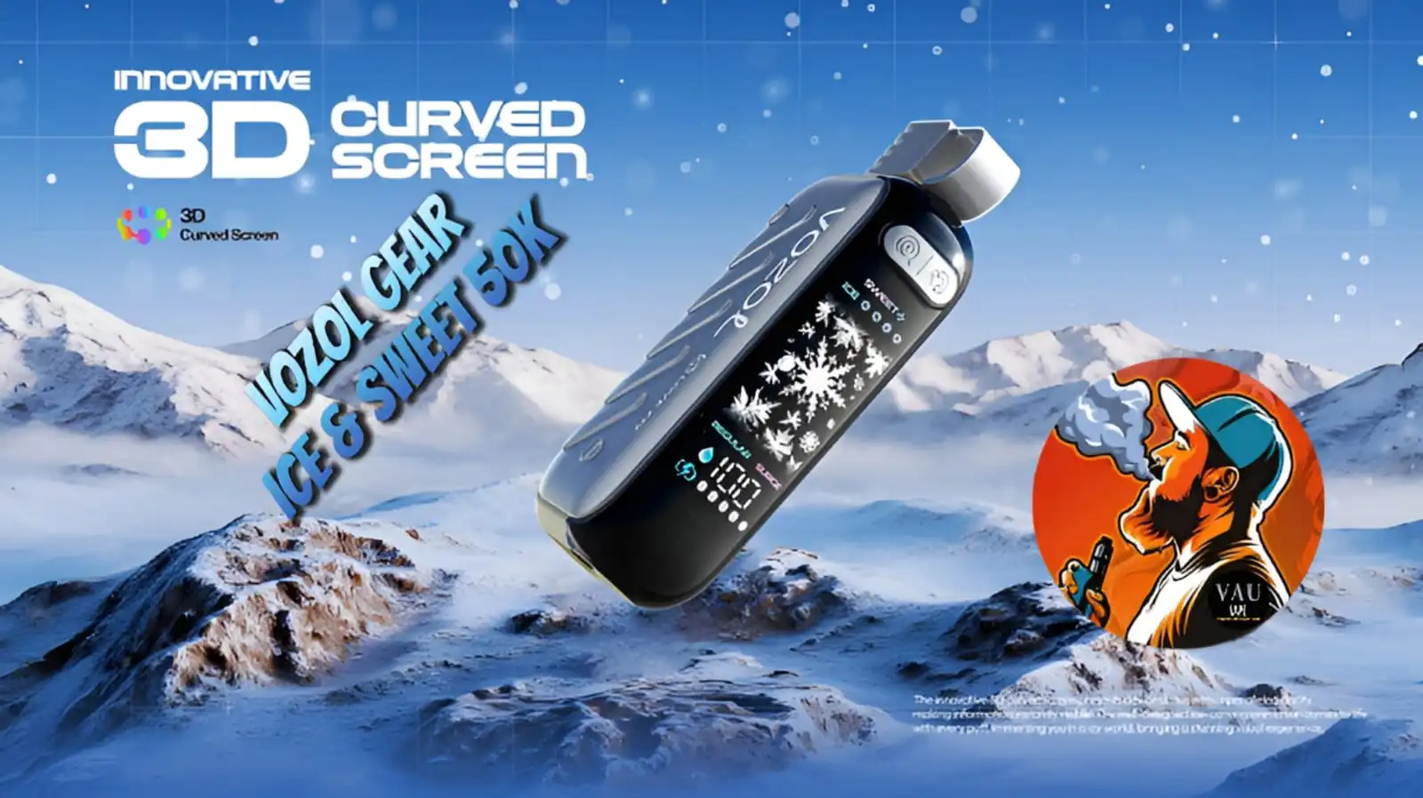 Vozol Gear Ice & Sweet 50000 Puffs Disposable Vape Dubai UAE