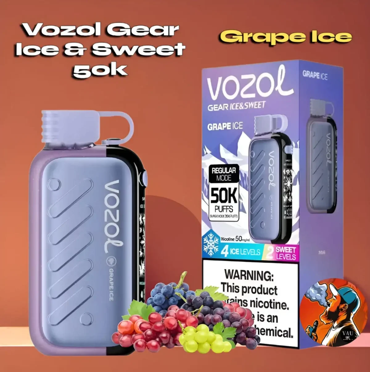 Vozol Gear Ice & Sweet 50000 Puffs Disposable Vape 50k – Dubai
