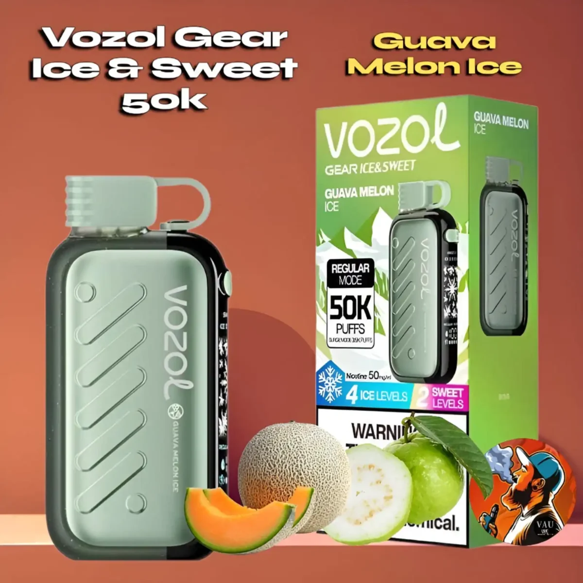 Vozol Gear Ice & Sweet 50000 Puffs Disposable Vape 50k – Dubai