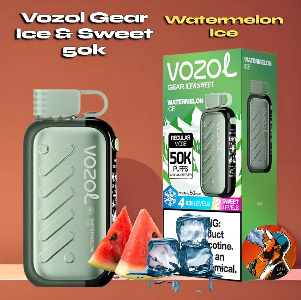 Vozol Gear Ice & Sweet 50000 Puffs Disposable Vape 50k – Dubai