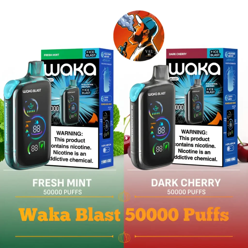 Waka Blast 50k Disposable Vape 50000 Puffs - Dubai, UAE