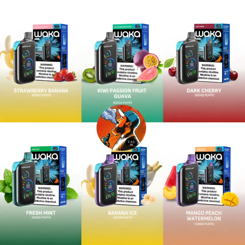 Waka Blast 50k Disposable Vape 50000 Puffs - Dubai, UAE