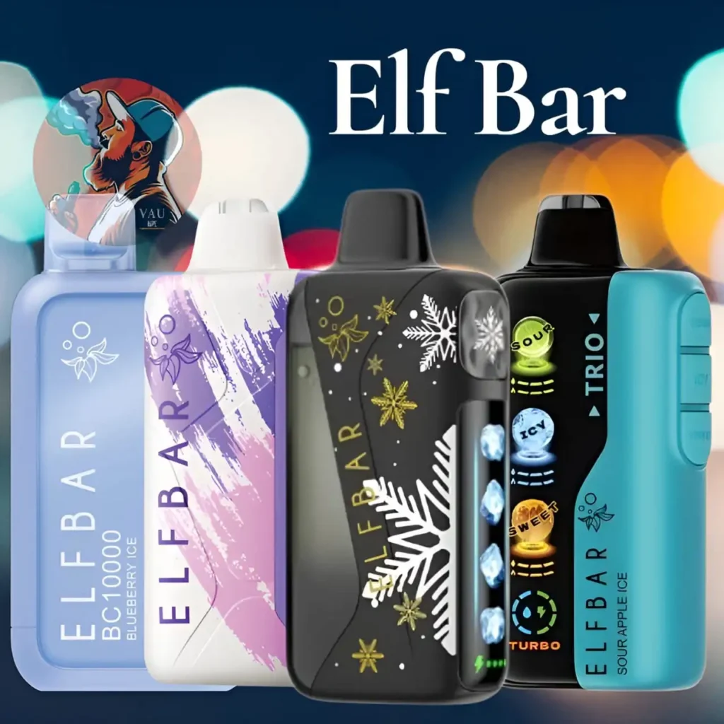 Elf Bar Disposable Vape BC10000 / Ice King 30000 Puffs / Ice King Pro 40000 Puffs / Trio 40000 Puffs in Dubai UAE