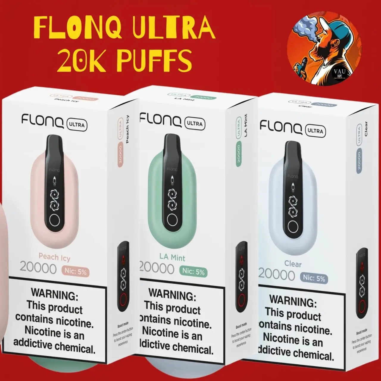 FLONQ Ultra 20000 Puffs Disposable Vape in Dubai UAE