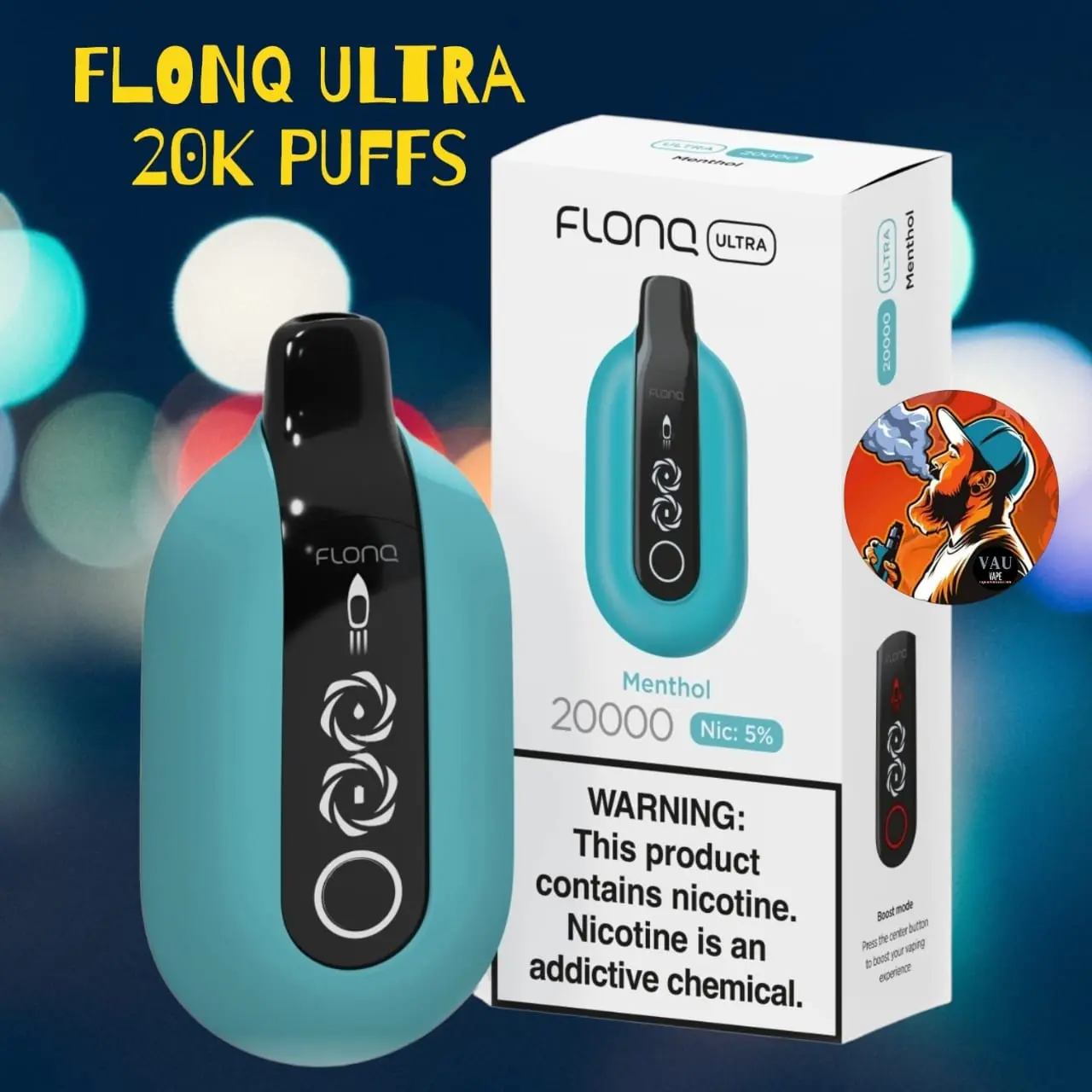 FLONQ Ultra 20000 Puffs Disposable Vape in Dubai UAE