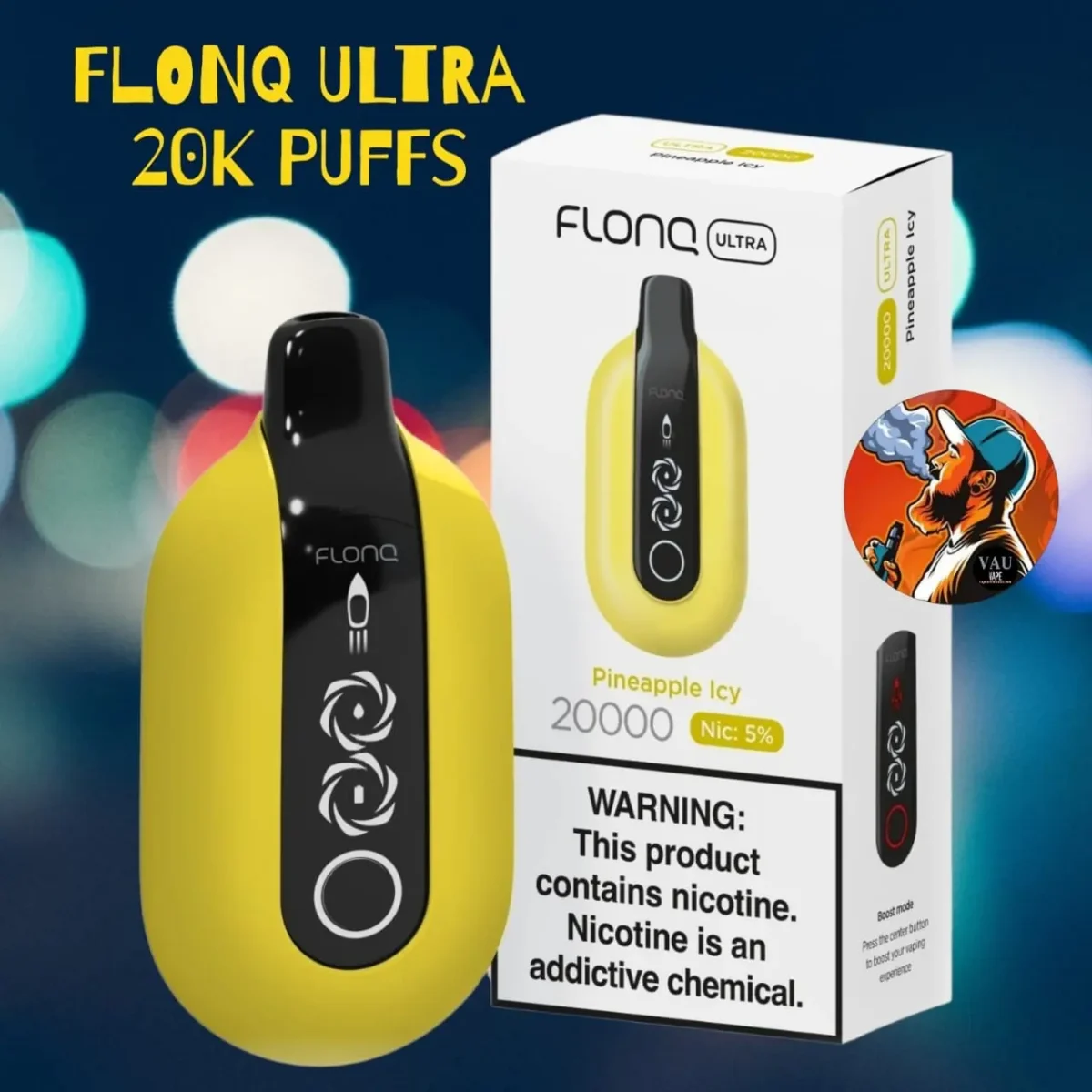 FLONQ Ultra 20000 Puffs Disposable Vape in Dubai UAE