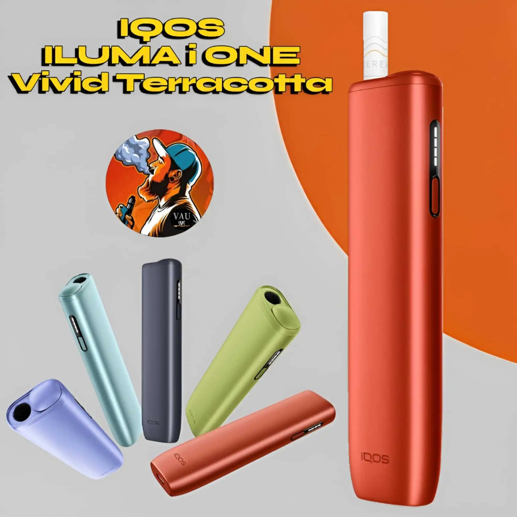 IQOS ILUMA i ONE Vivid Terracotta Kit 2026 – Terea Dubai