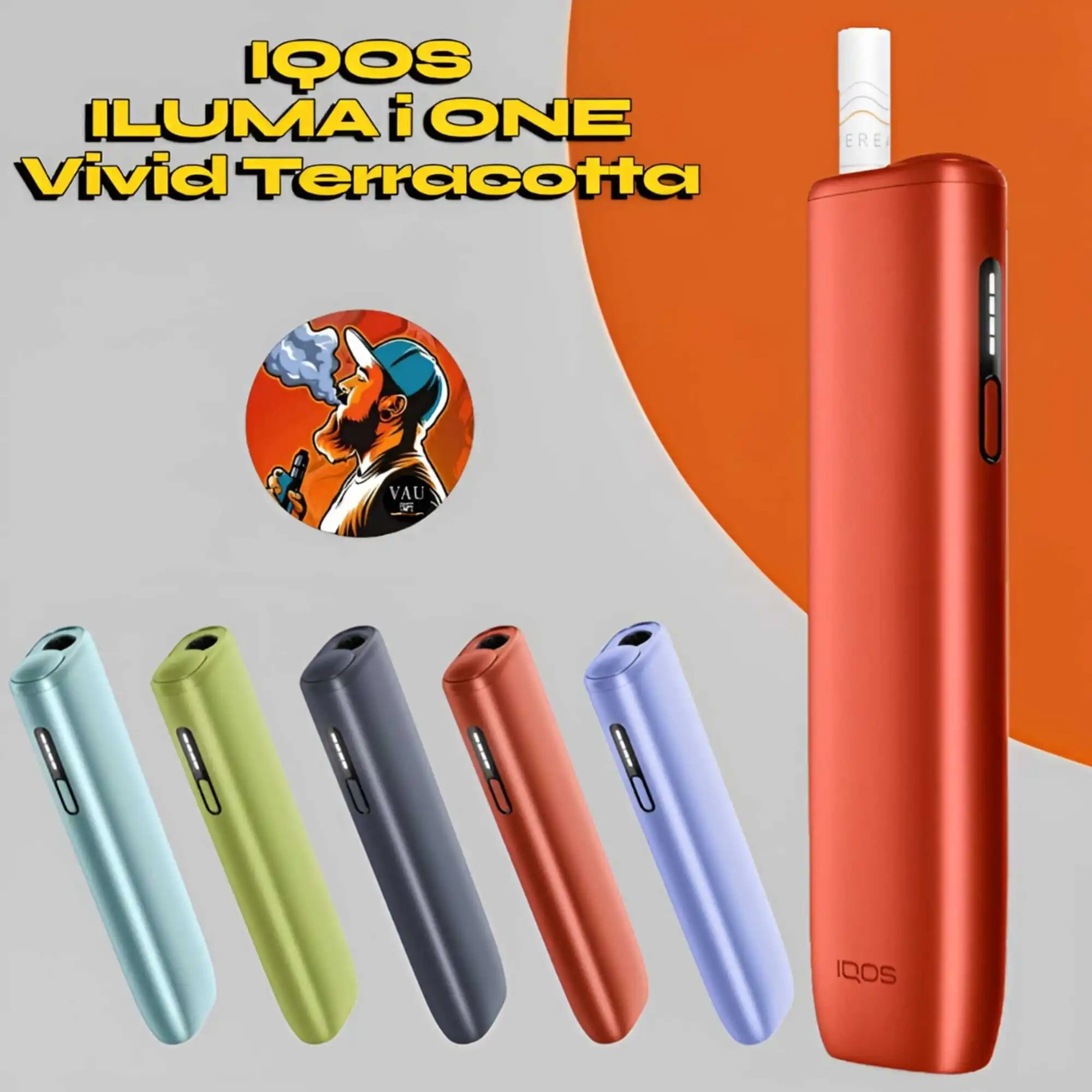 IQOS ILUMA i ONE Vivid Terracotta Kit 2026 – Terea Dubai