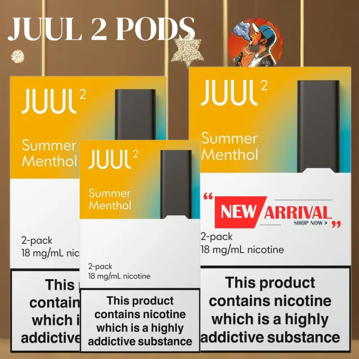 Juul 2 Pods Summer Menthol Flavor | Authentic Taste – UAE