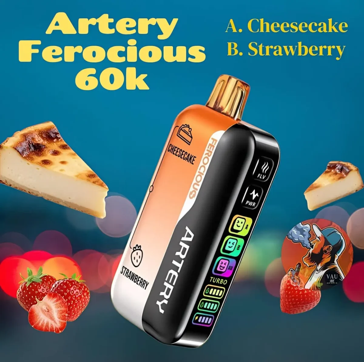 Artery Ferocious CL6 60000 Puffs | 30MG 60k - Dubai UAE