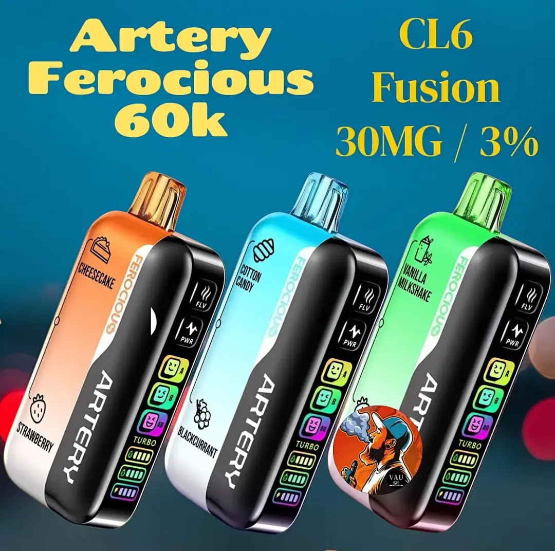 Artery Ferocious CL6 60000 Puffs | 30MG 60k - Dubai UAE