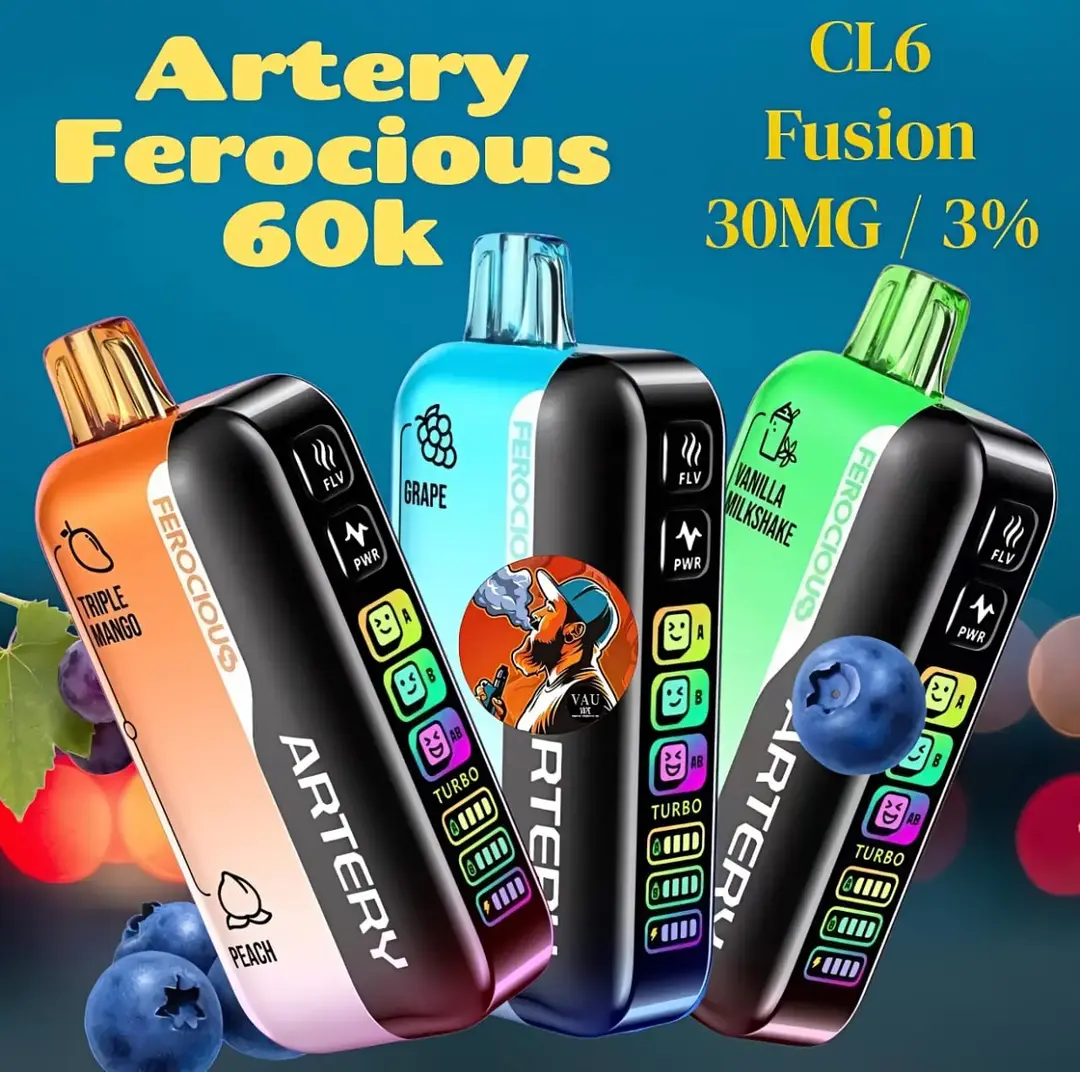 Artery Ferocious CL6 60000 Puffs | 30MG 60k - Dubai UAE