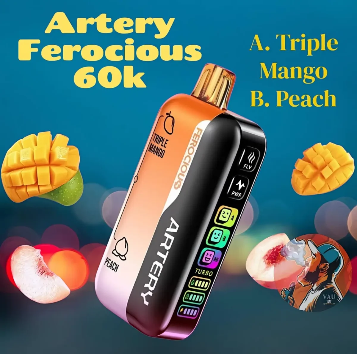 Artery Ferocious CL6 60000 Puffs | 30MG 60k - Dubai UAE