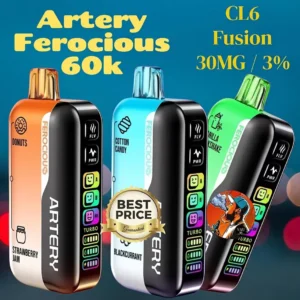 Artery Ferocious CL6 60000 Puffs | 30MG 60k - Dubai UAE