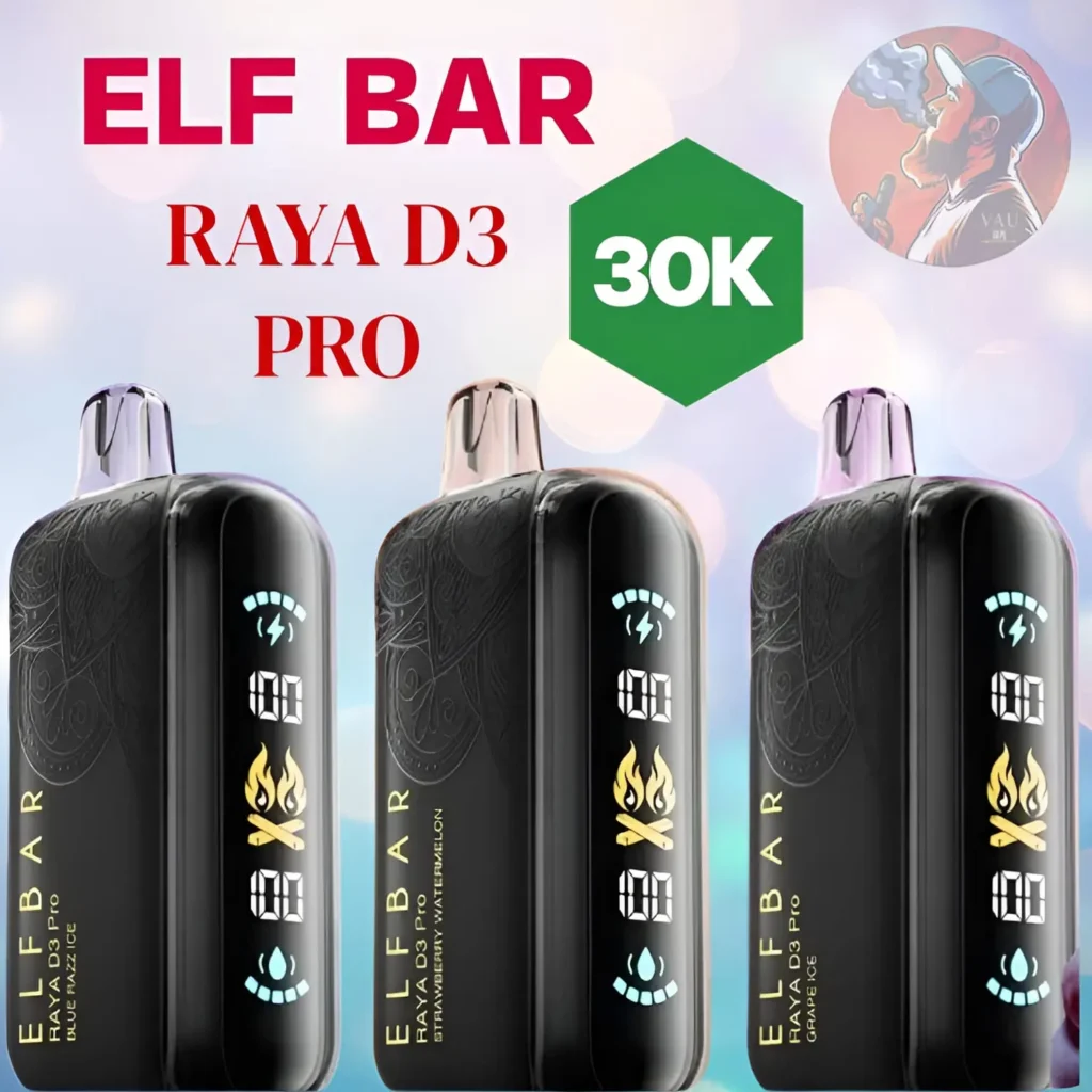 Best Elf Bar Raya D3 Pro 30k Vape Kit Elfbar 30000 Puffs