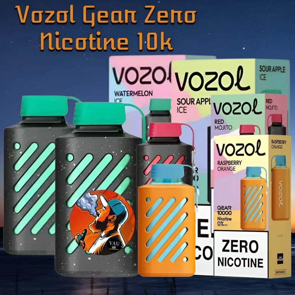 Best Vozol Gear Zero Nicotine 10000 Puffs Disposable Vape 0 MG – Dubai UAE