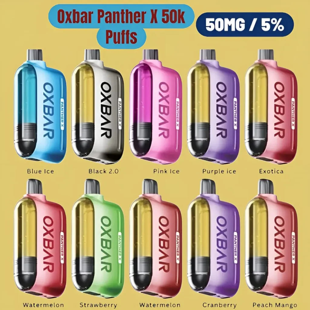 Dr Vapes Oxbar Panther X 50k Disposable Vape 5% Nicotine 50000 Puffs Dubai UAE
