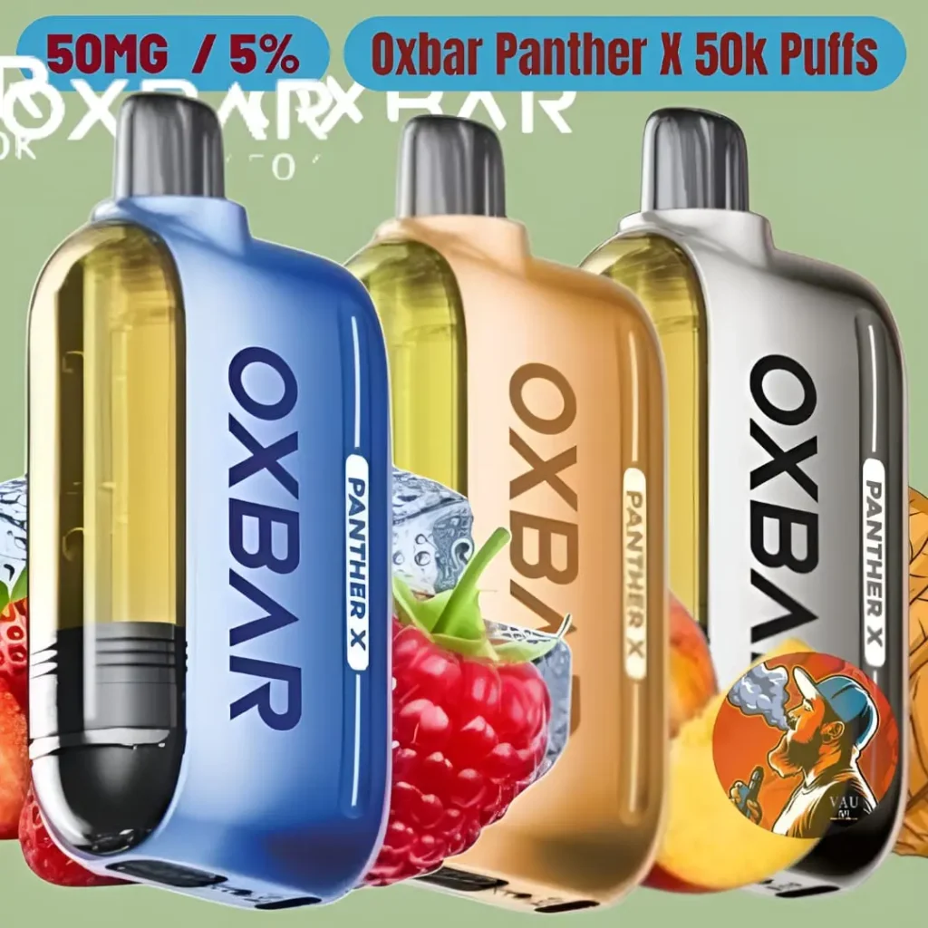 Dr Vapes Oxbar Panther X 50k Disposable Vape 5% Nicotine 50000 Puffs Dubai UAE