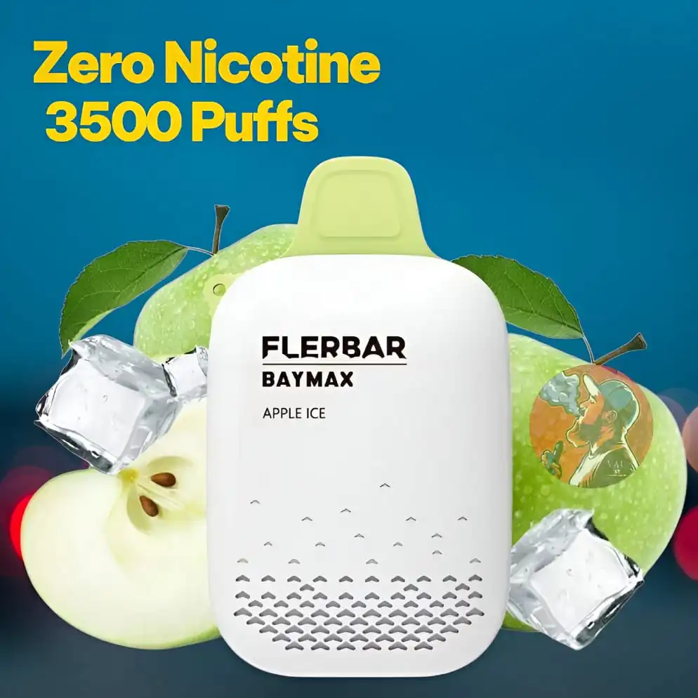 Flerbar Baymax 3500 Puffs Zero Nicotine (0mg / 0%) Disposable Vape in Dubai UAE