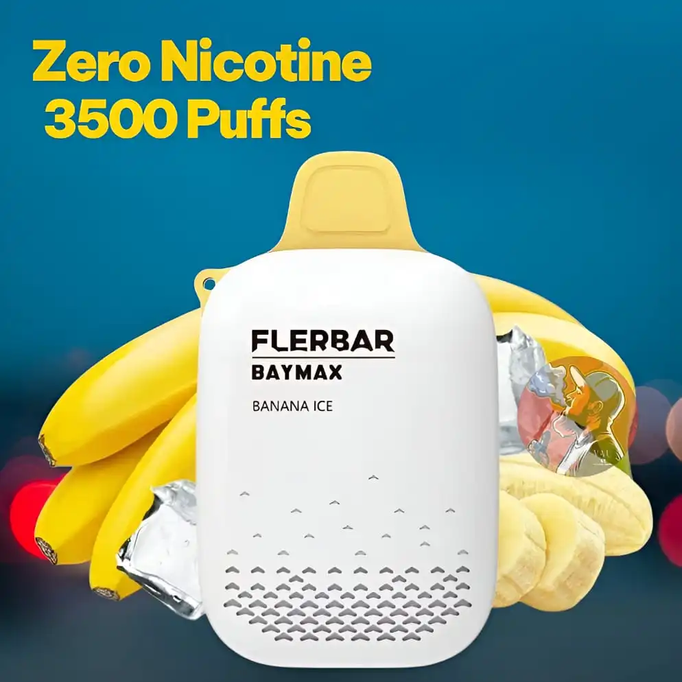 Flerbar Baymax 3500 Puffs Zero Nicotine (0mg / 0%) Disposable Vape in Dubai UAE