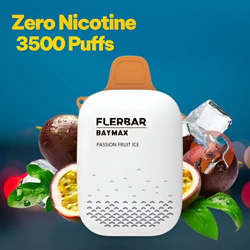 Flerbar Baymax 3500 Puffs Zero Nicotine (0mg / 0%) Disposable Vape in Dubai UAE