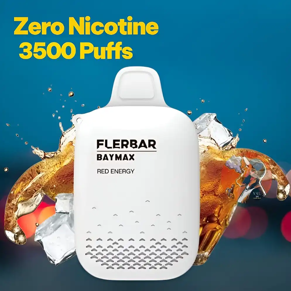 Flerbar Baymax 3500 Puffs Zero Nicotine (0mg / 0%) Disposable Vape in Dubai UAE