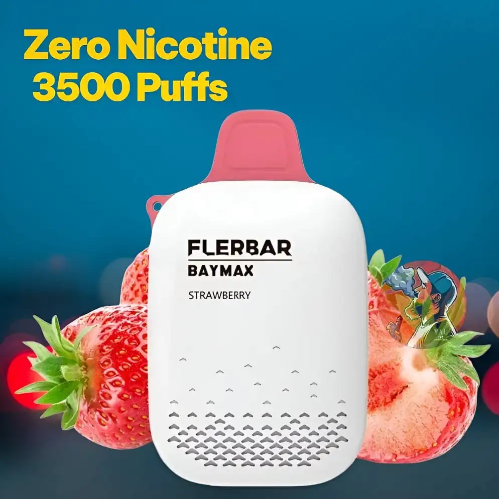 Flerbar Baymax 3500 Puffs Zero Nicotine (0mg / 0%) Disposable Vape in Dubai UAE