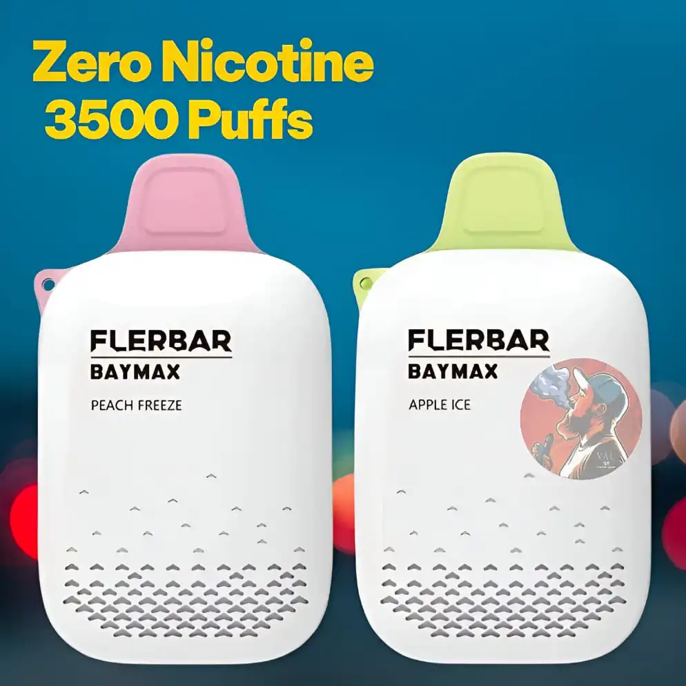 Flerbar Baymax 3500 Puffs Zero Nicotine (0mg / 0%) Disposable Vape in Dubai UAE