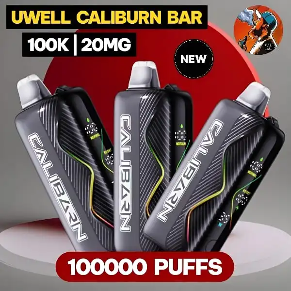 Uwell Caliburn Bar 100k Puffs 20MG | 100000 Puffs Vape Kit