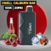 Uwell Caliburn Bar 100k Puffs 20MG | 100000 Puffs Vape Kit