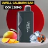 Uwell Caliburn Bar 100k Puffs 20MG | 100000 Puffs Vape Kit