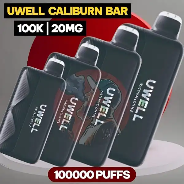 Uwell Caliburn Bar 100k Puffs 20MG | 100000 Puffs Vape Kit