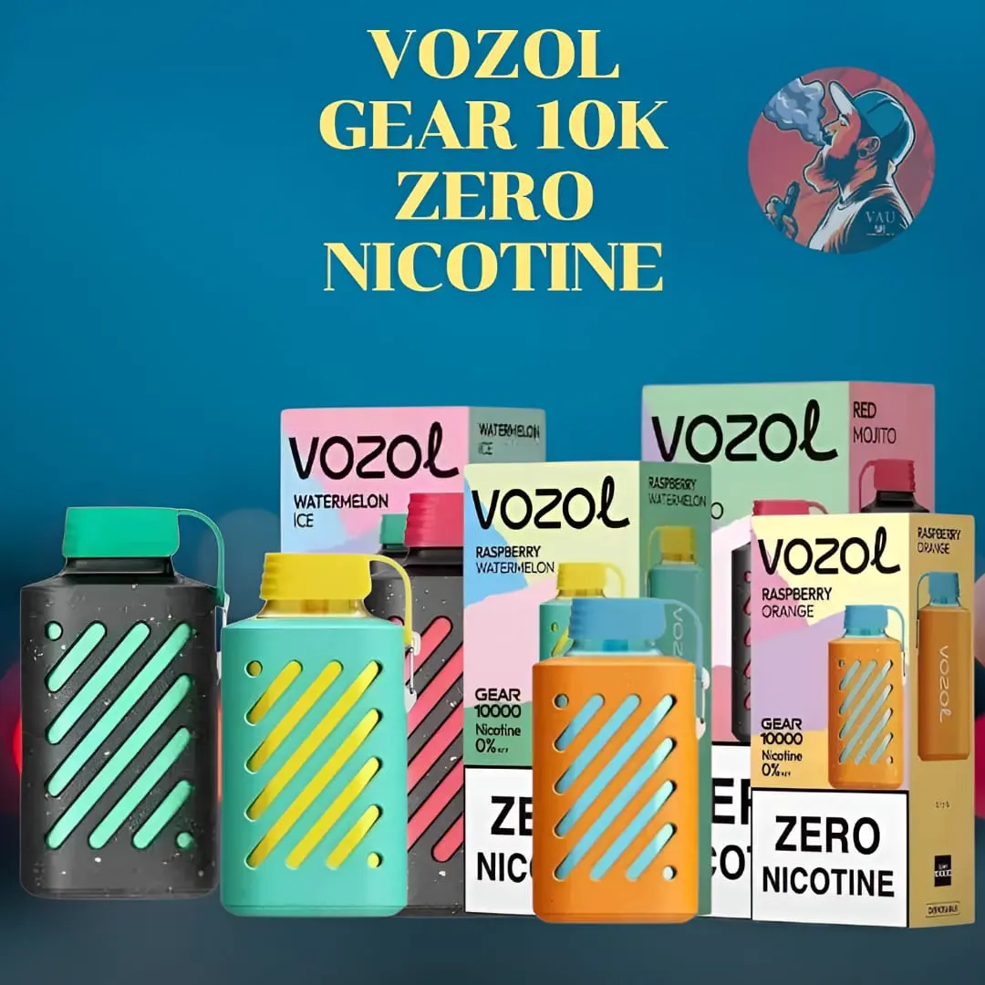 Vozol Gear 10000 Puffs Zero Nicotine (0MG) Vape Kit - Dubai