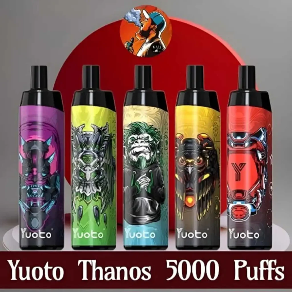 Yuoto Thanos 5000 Puffs 5% Nicotine Disposable Vape in Dubai UAE
