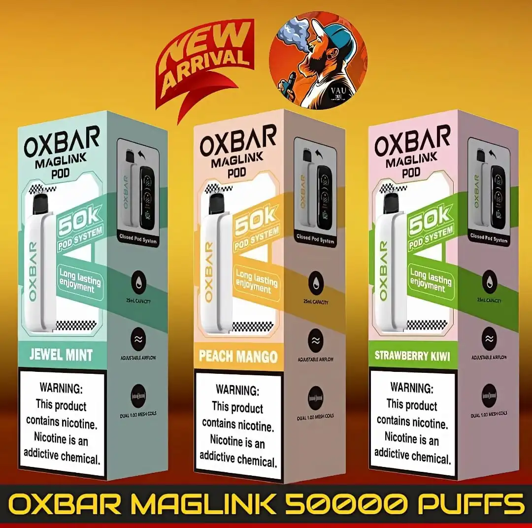 Oxbar Maglink 50000 Puffs Disposable Vape 50k Pod & Battery