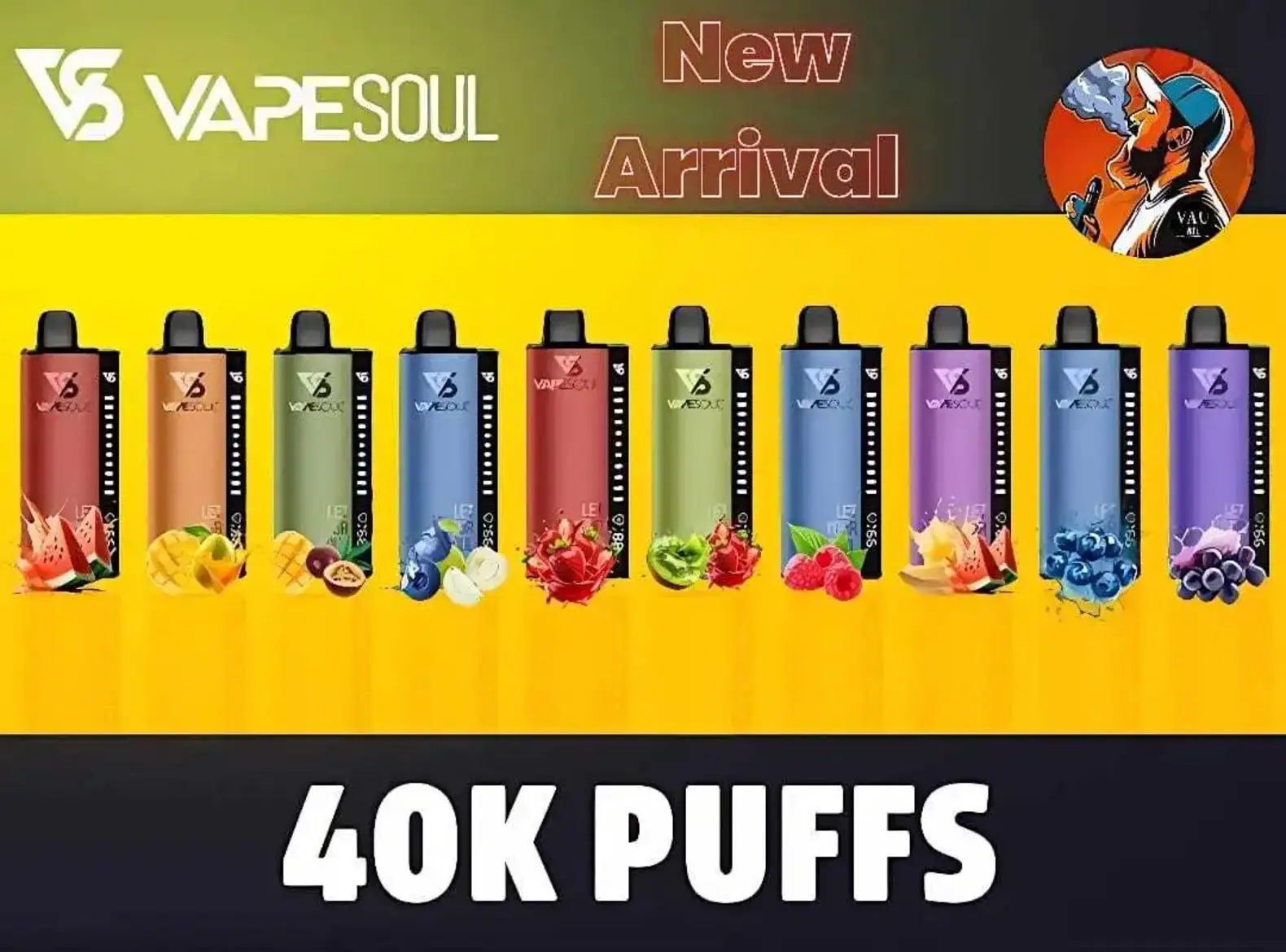 Vapesoul 40000 Puffs Disposable Vape in Dubai UAE