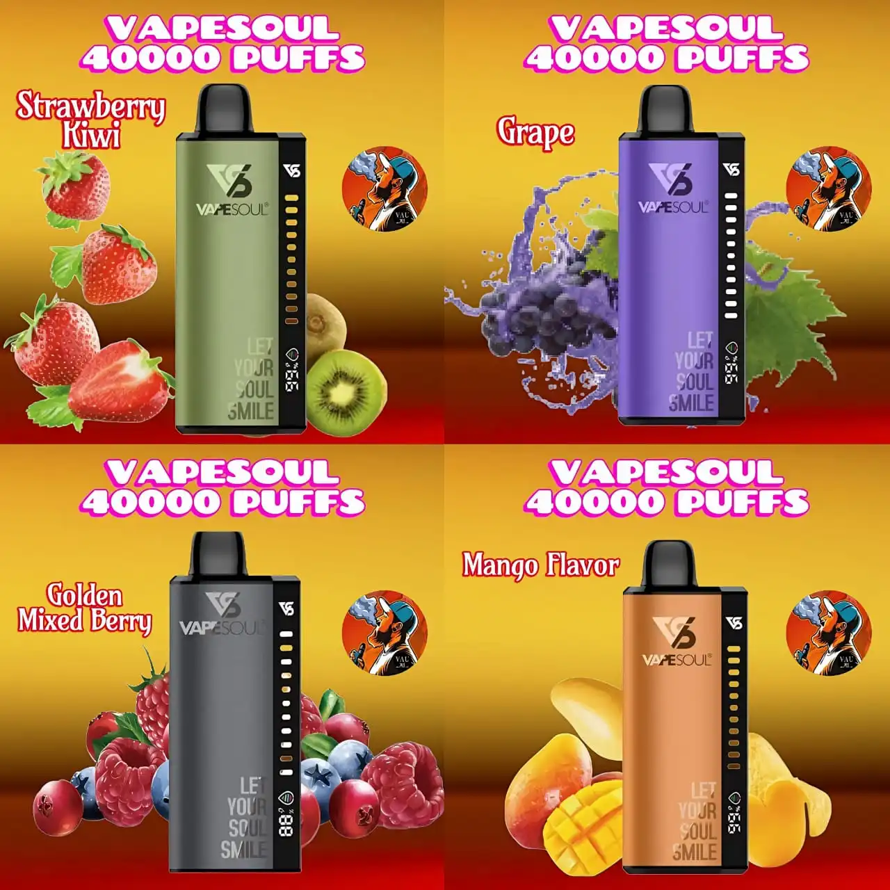 VAPESOUL 40000 Puffs Disposable Vape 40k - Dubai UAE