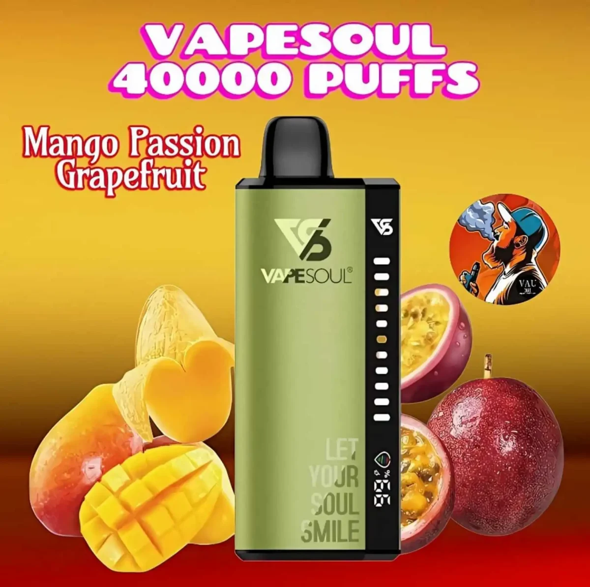 VAPESOUL 40000 Puffs Disposable Vape 40k - Dubai UAE