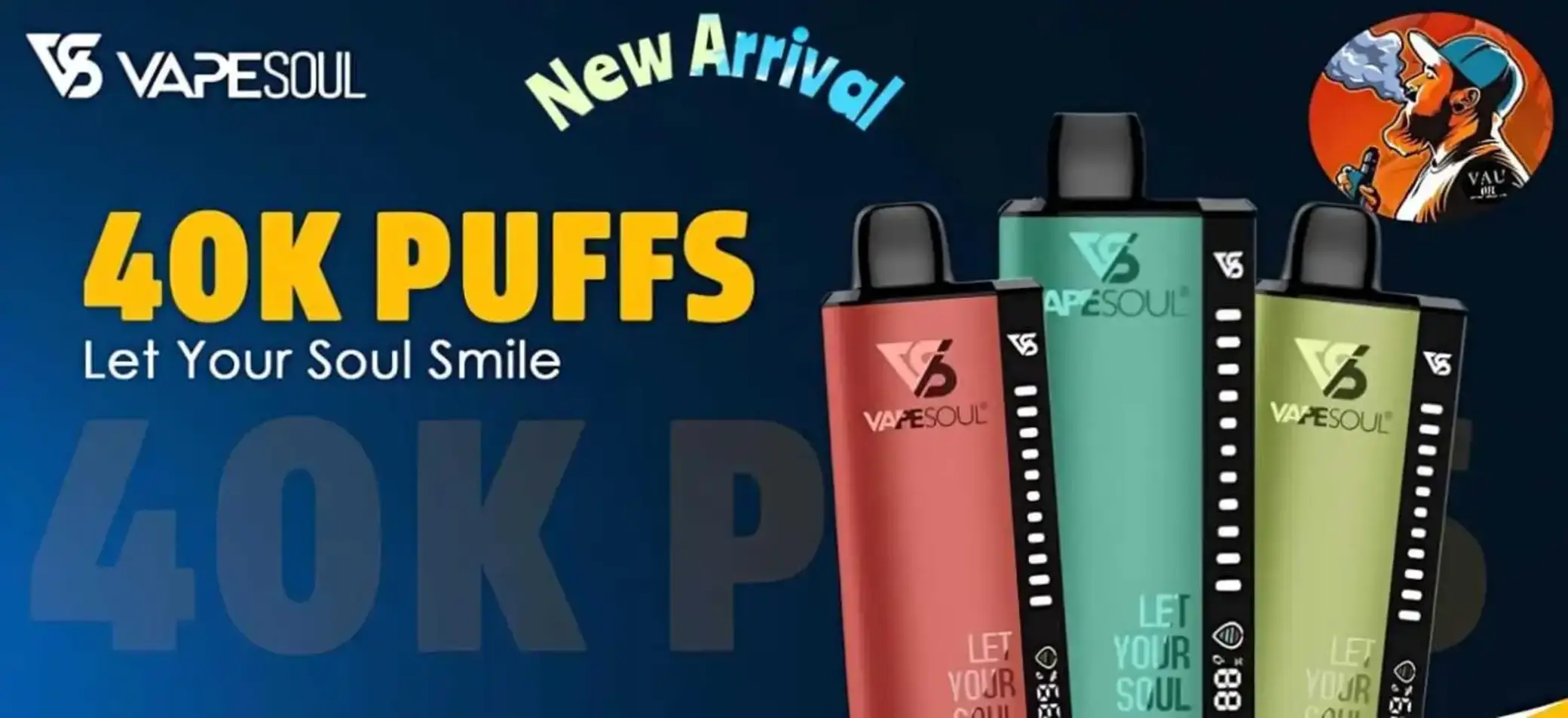 VAPESOUL 40000 Puffs Disposable Vape 40k - Dubai UAE